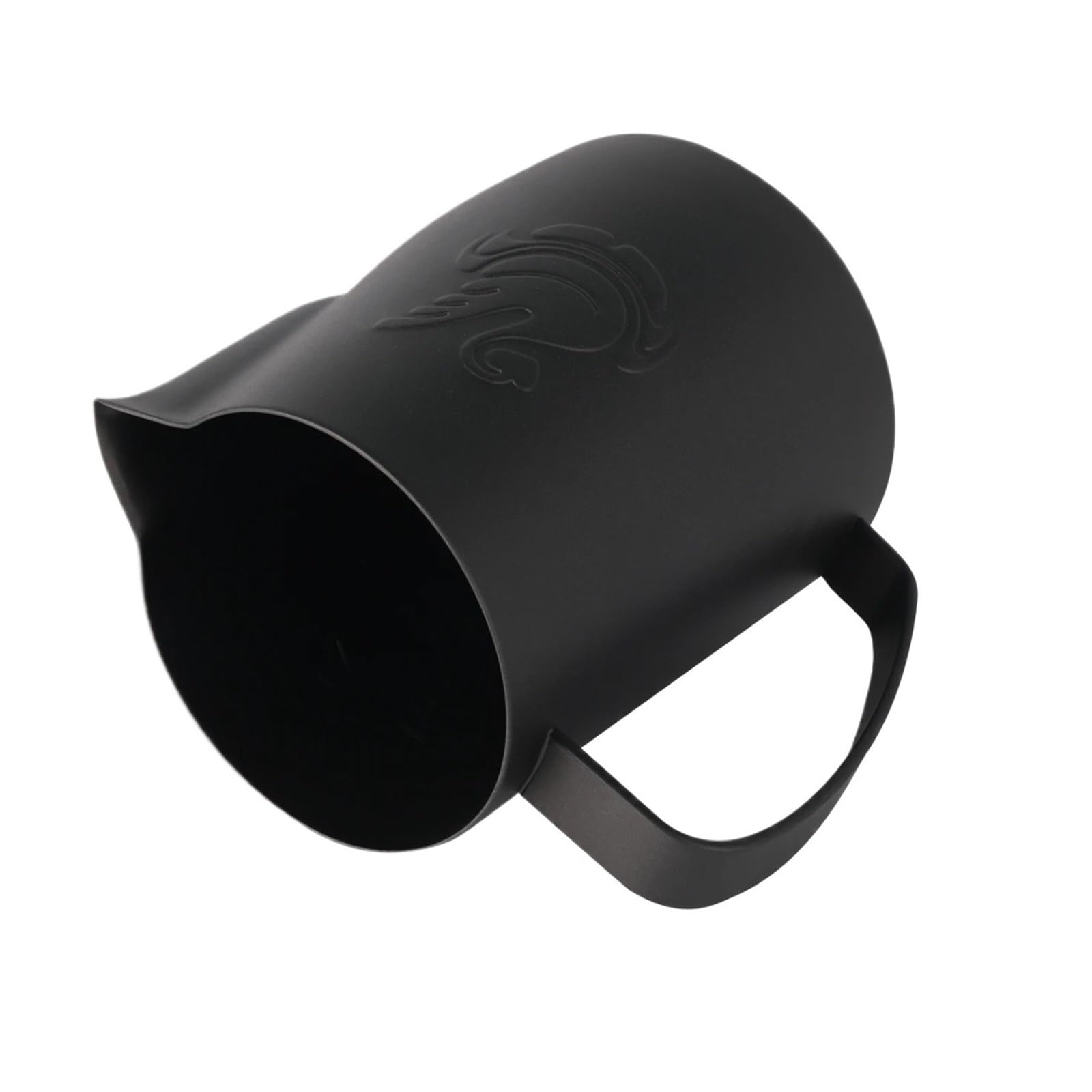 Milchkännchen Kaffeezubereitung, Tasse, Milchkännchen, Kaffee-Latte-Art-Tasse, Aufschäumkrug, Tasse, Milchaufschäumkrug, Kaffeezubehör(Gold,400ml)
