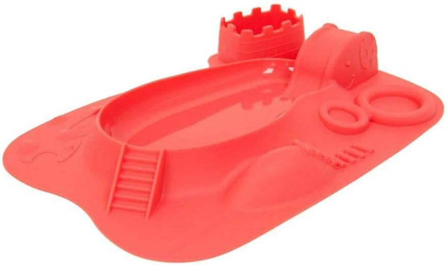 Marcus & Marcus Amusemat Food Playground for Baby, Marcus The Lion, Red