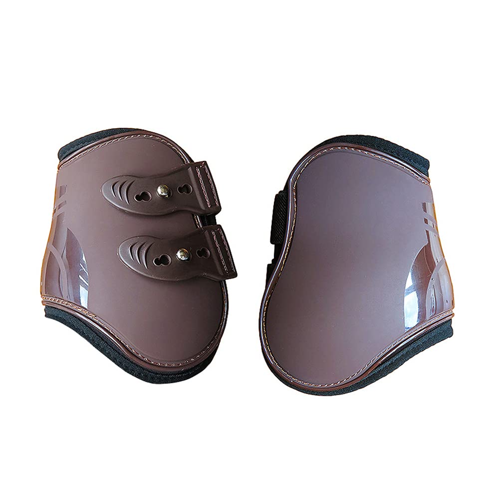Namvo Botas para las patas traseras del caballo, de neopreno con protección para la protección de la pierna del caballo, 2 unidades