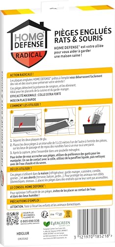 Pièges englués HDGLUR solution rapide contre les souris