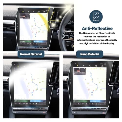 Protecteur d'ecran Megane E Tech anti-reflet et rayures 12 pouces