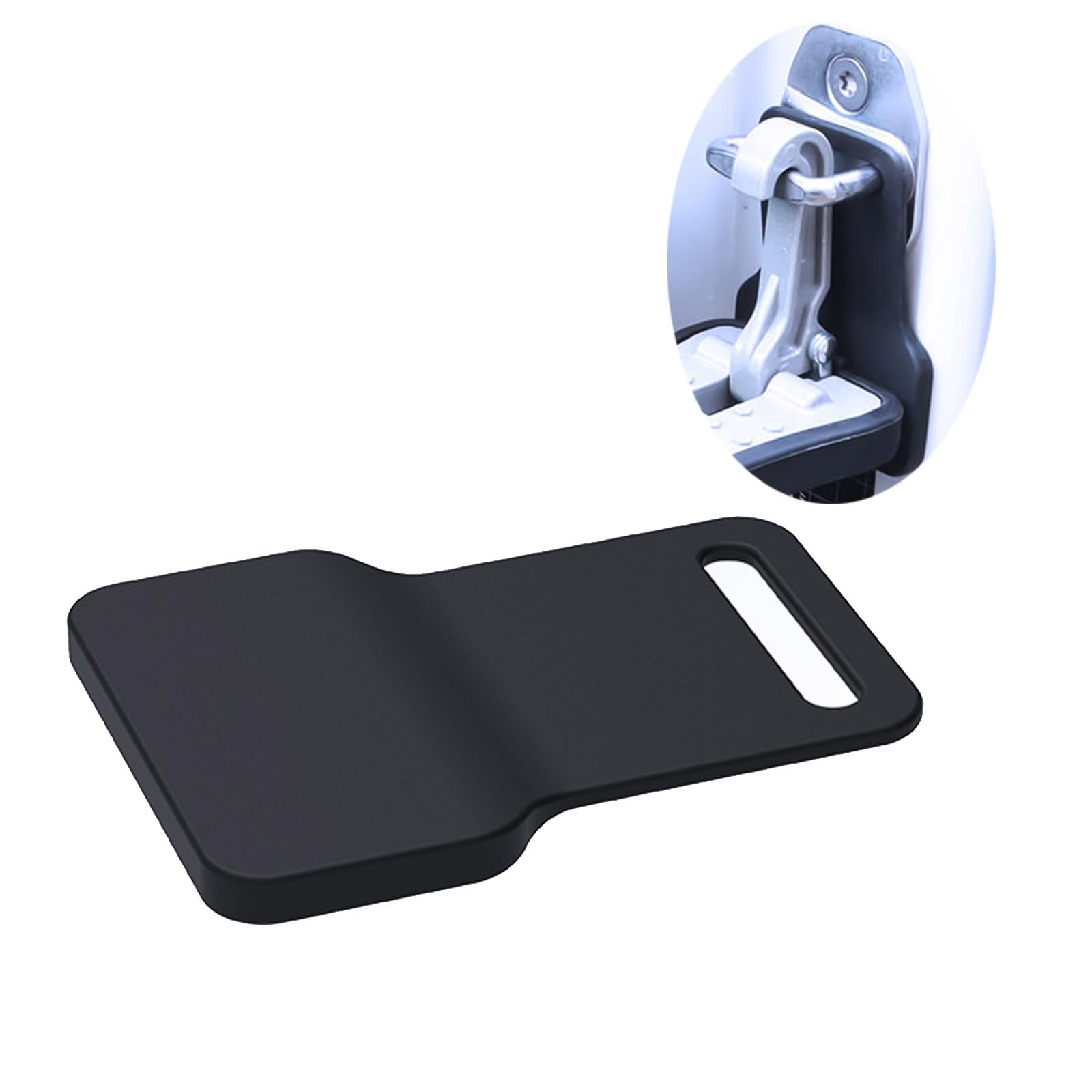 Soft Rubber Protector Pad for Car Door Step Up Hook, Guard Spacer for Foldable Car Door Latch Step to Prevent it from Scratch and Deformation The Vehicle