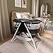 Dream On Me Karley Bassinet, Award Winner Lightweight Travel Baby Bassinet, Foldable Bedside Sleeper, Adjustable Double Canopy, Spacious Design, Soft Fabric, Storage Basket – Black