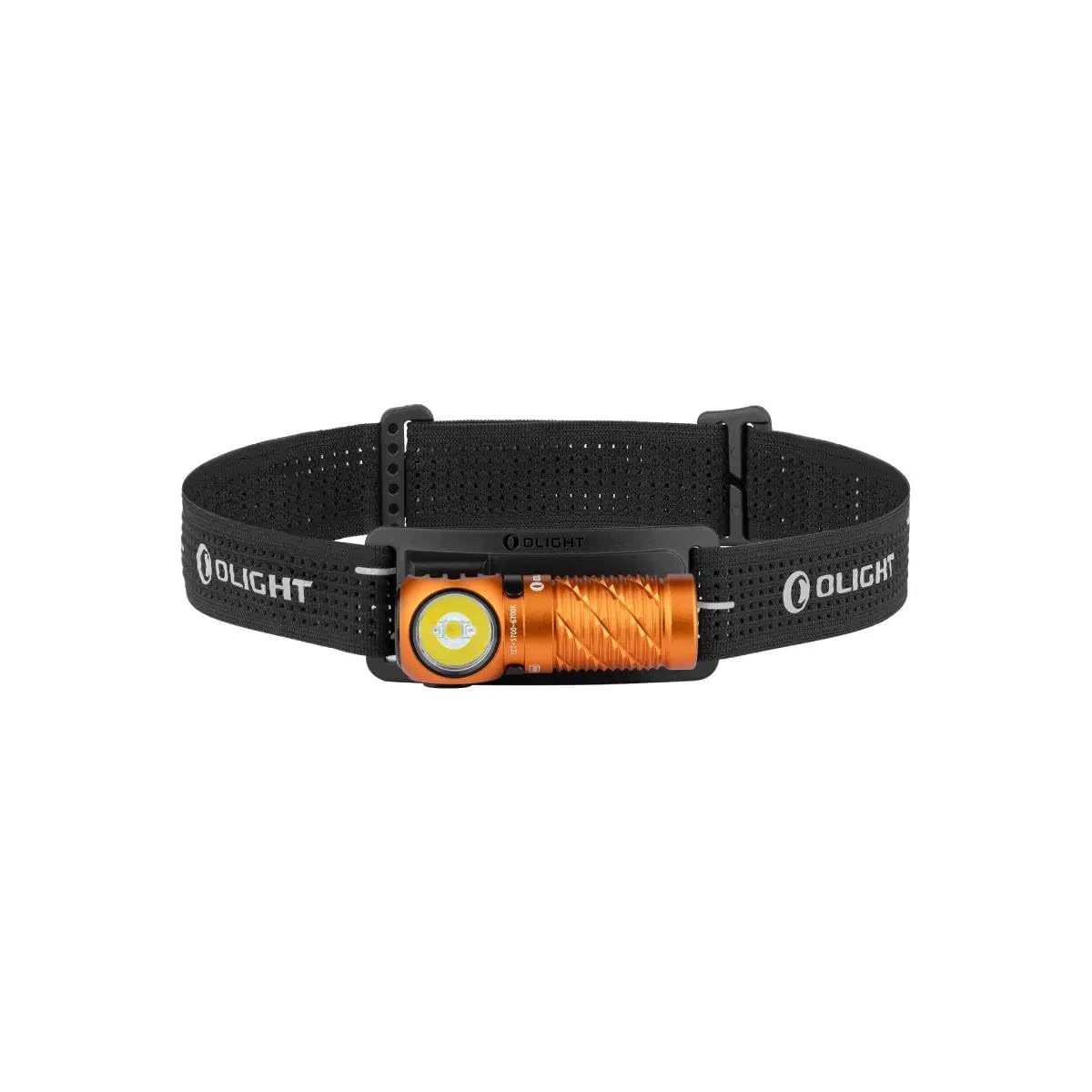 OLIGHT Perun 3 Mini Kit LED Stirnlampe 1250 Lumen wiederaufladbare Kopflampe mit 5000 mAh Ladecase, 60 Tage Akkulaufzeit, 5 Weißlicht- & 3 Rotlicht-Modi, Ideal für Camping, Angeln, Notfall Orange