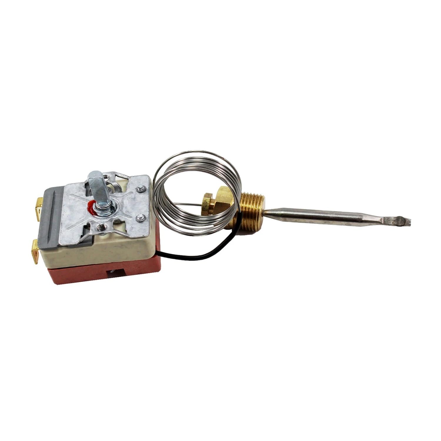 Piezas de Control del termostato freidora eléctrica 250V con tuercas latón 3/8 "rango temperatura 50~200 Kits cocina comerciales