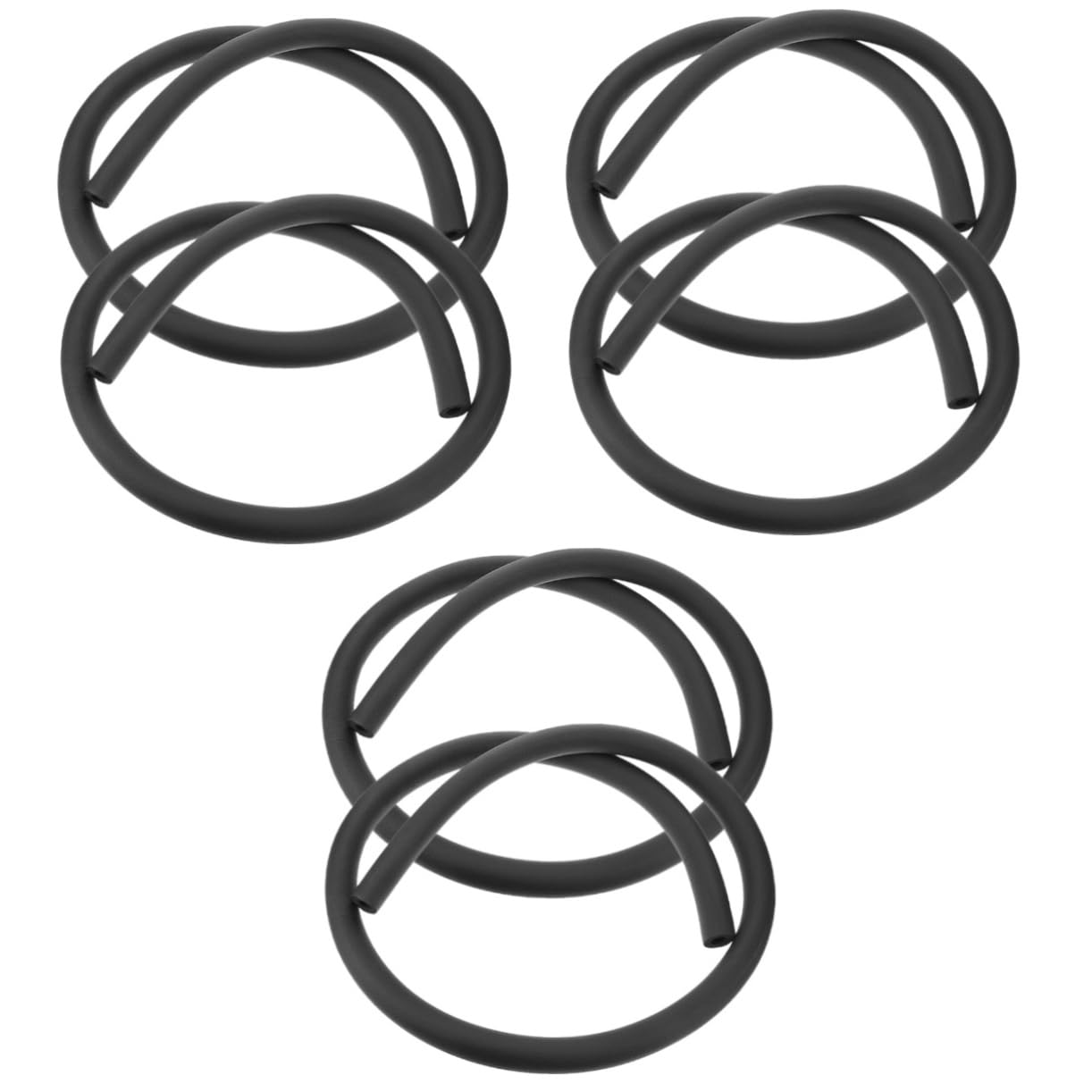 jojofuny 6piezas Tubo Aislante De Goma Aislamiento Térmico Para Tuberías Exteriores Material Anticongelante Interior Para Sistemas De Aire Acondicionado y Paneles Solares