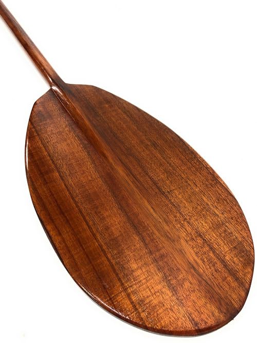 Tikimaster Trophy Koa Paddle 24 inch Etched Tribal Design w/Stand -Made in Hawaii | #koa7022e