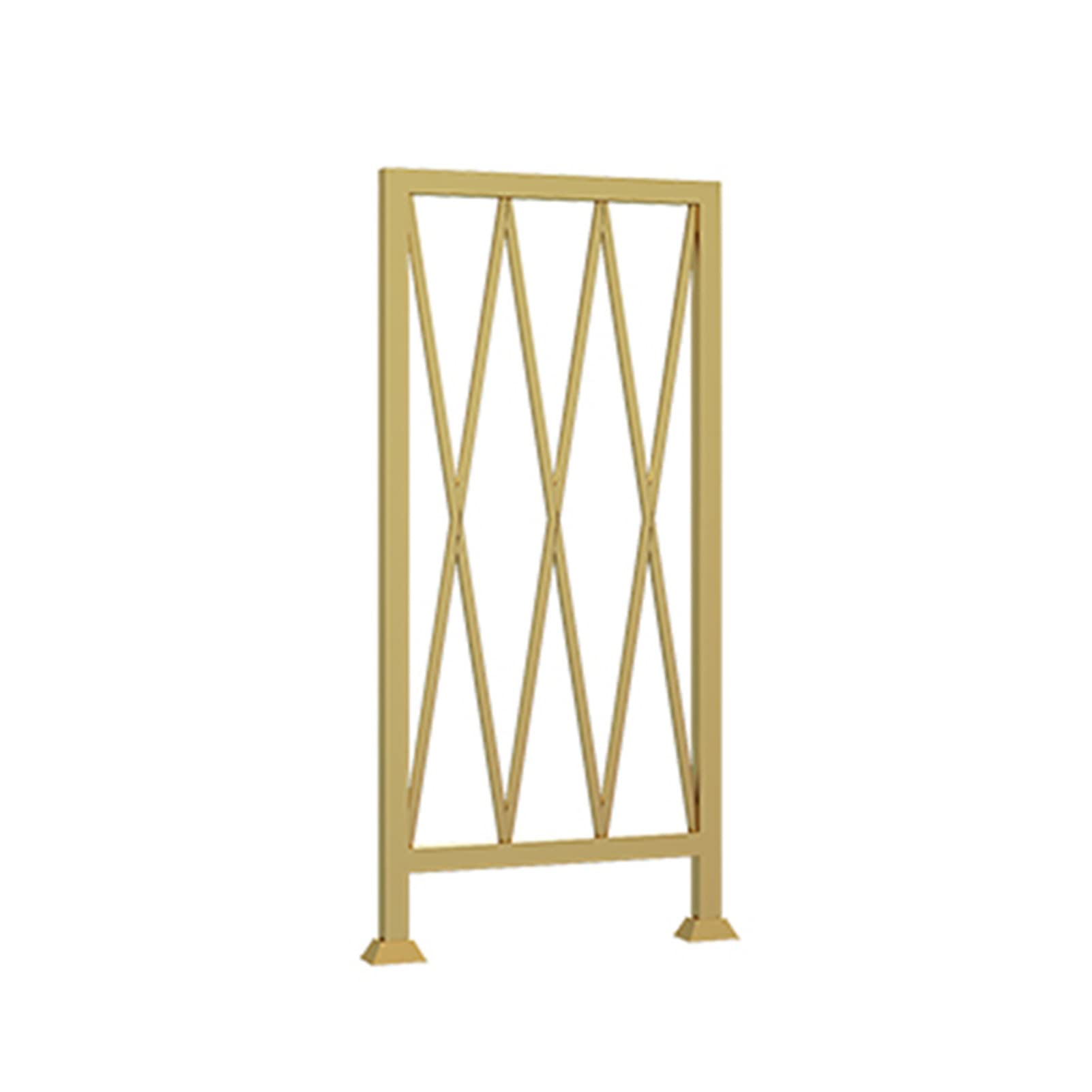 Kit de barandilla de escalera de hierro de metal, moderna balaustrada para interiores y exteriores, para hotel, villa, ático, terraza, balcón, 3 colores disponibles (color: D tamaño: B)