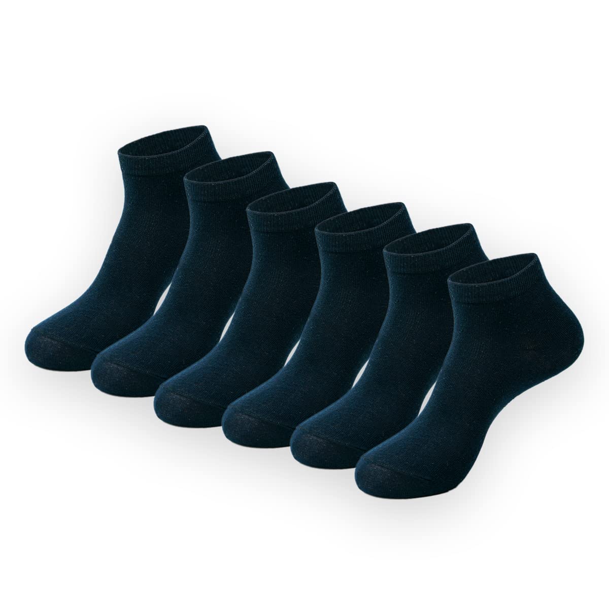 CYS Calcetines 6 Pares Cortos Deporte Algodón Para Niños Niñas Chicos Infantiles Verano Pack de 6 Pares Calcetines Atléticos Tobilleros Deportivos Running,Ciclismo,Bicicleta,Futbol,Golf,Baloncesto