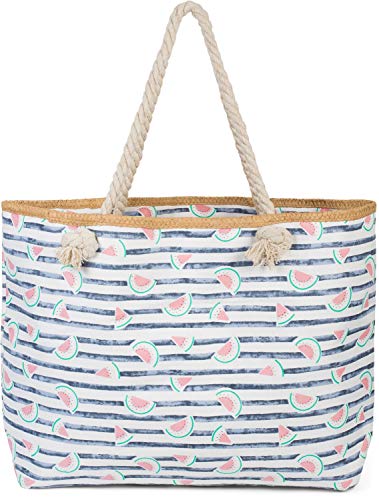 Sac de plage XXL grand volume pour femmes fini le sable dans le cabas