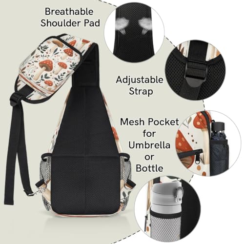 Sling Bag para mujeres y hombres, bolsa cruzada unisex miniatura 4