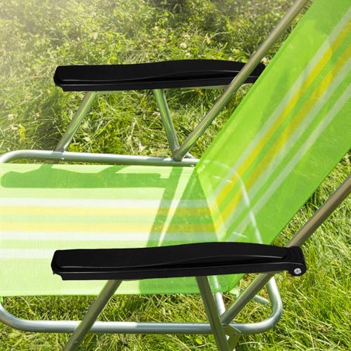 Almohadillas ergonómicas para reposabrazos de silla plegable de camping 7