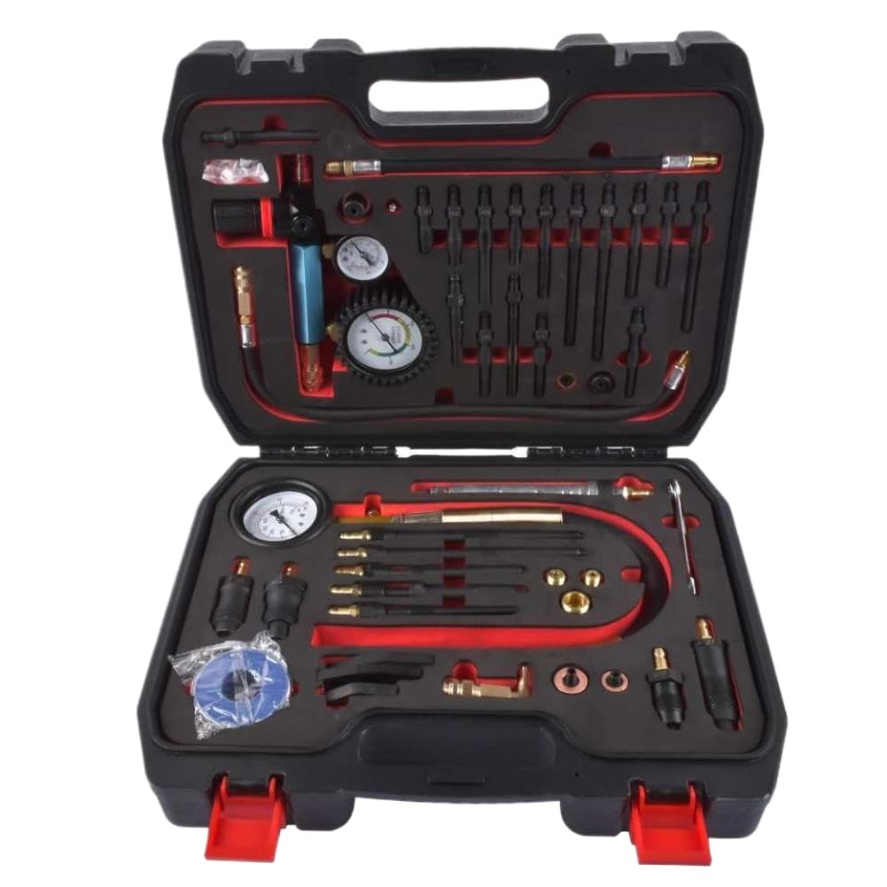 Compression Tester Pressure Loss Tester Engine Tester Compatible with Diesel and Engines