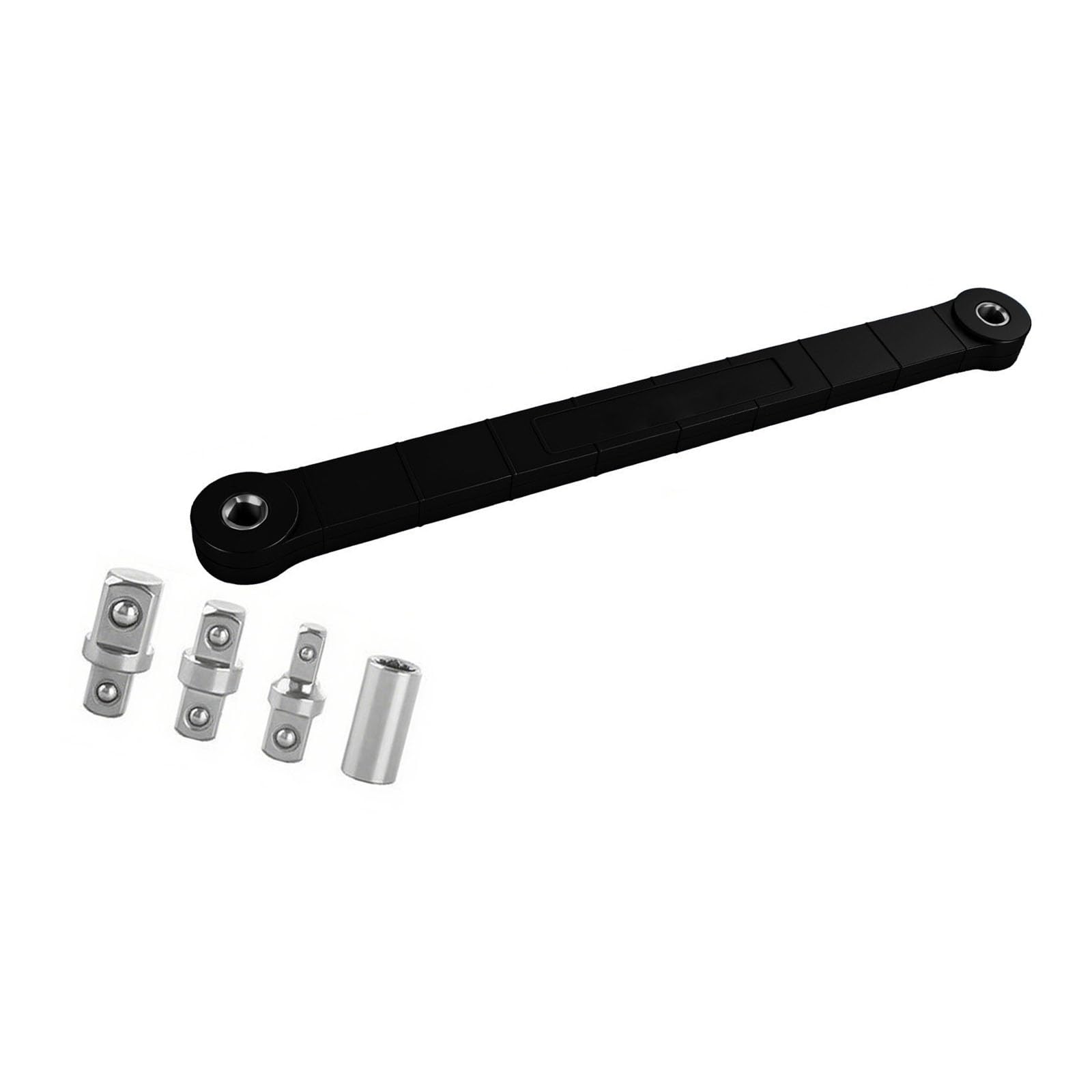 Msioytog Headed Wrench Extension Club and 4 Couplers Set Permanent Steel Substance for Strengthened Moment and Flexible Applications Repair