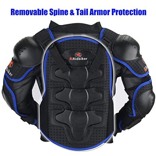 Kids Dirt Bike Gear For Kid Full Body Armor Protective Jacket For Motorcycle Chest Spine Protector Gear Spine Guard (Xxs, Blue) #TOP4