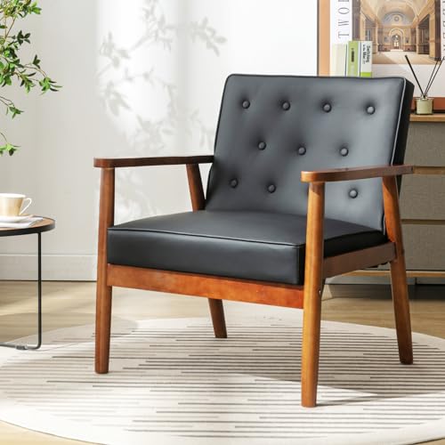 STHOUYN PU Leather Accent Chair