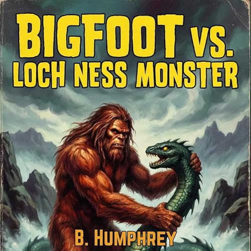 Bigfoot vs. Loch Ness Monster Audiolibro Por B Humphrey arte de portada
