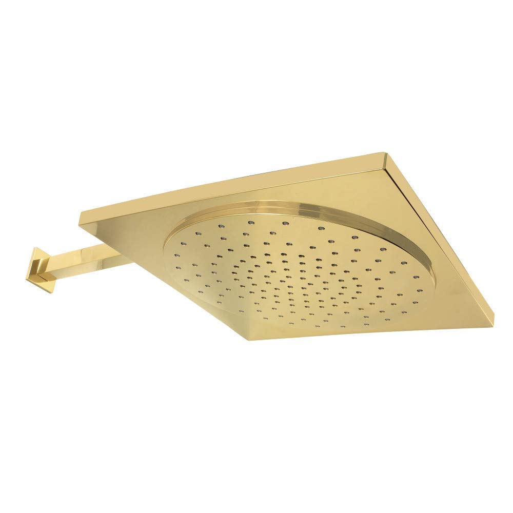 Pomme de douche carrée Kingston Brass pour réparer le manque de pression et couvrir tout le corps