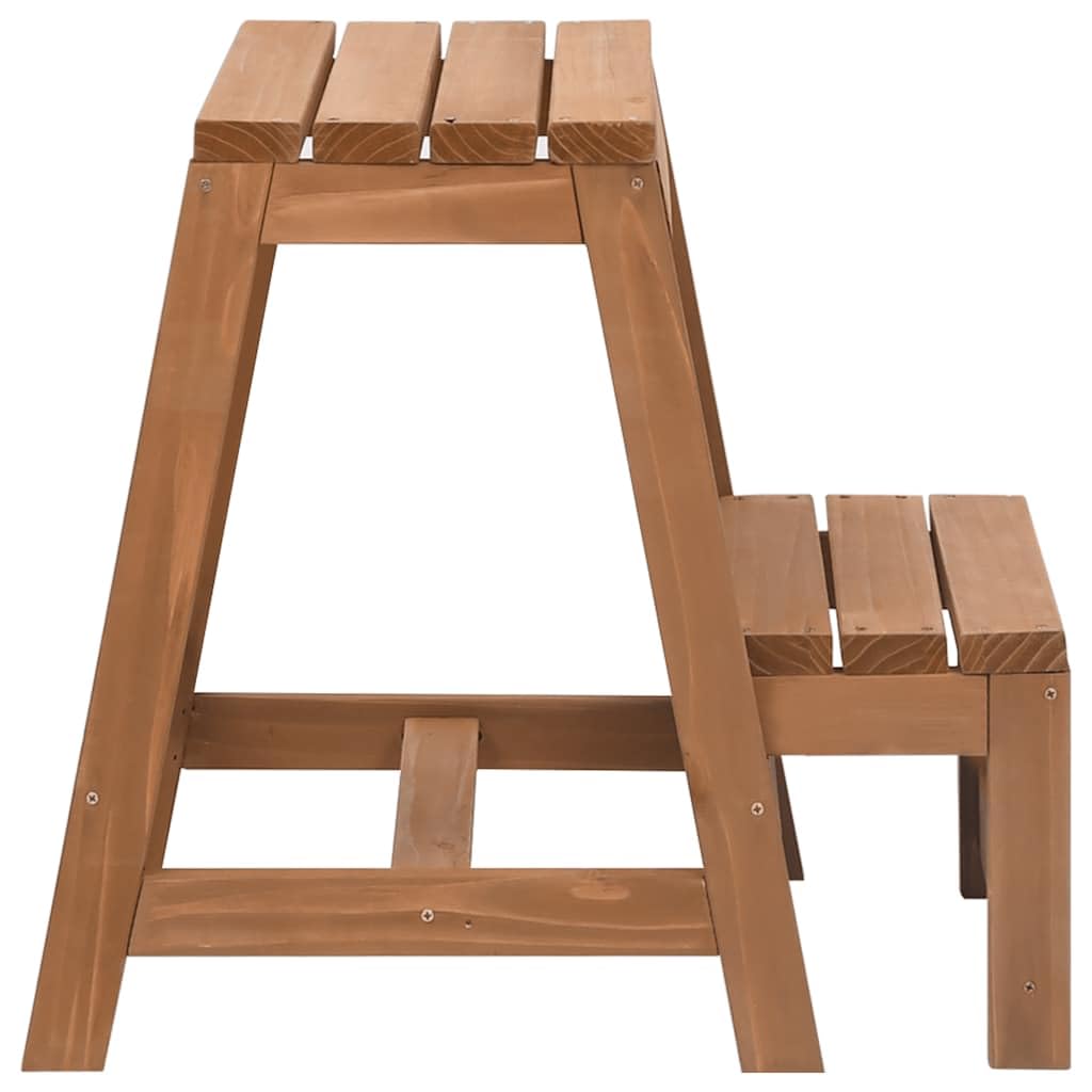 Genérico Taburete con peldaños Plegable Madera Maciza de Abeto,Bricolaje,Herramientas,Escaleras y Andamios,Taburetes escaleras-315299
