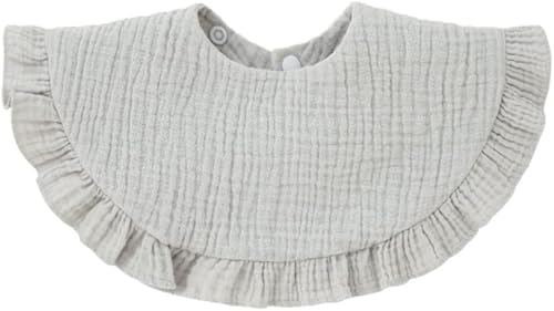 Miniatura 2 de Nishine 4 piezas Baberos unisex para bebé de muselina tipo bandana, baberos giratorios 360 grados de algodón para dentición, alimentación y babeo