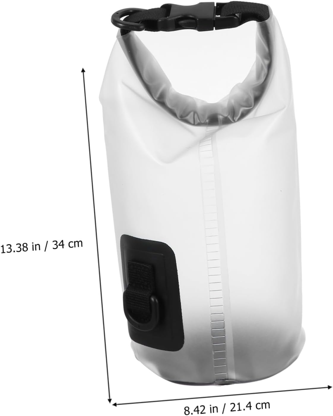 1Pc Outdoor PVC Bucket Bag for Rafting Kayaking Swimming Essential Floating Storage for Phones Documents Clothes and Gear for Camping and Outdoor image 3