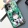 Anime Phone Case for iPhone 16e, Iconic Manga Glossy 9H Tempered Glass Back & Silicone Bumper Shockproof Protective Cover - Image 2
