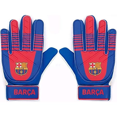 FC Barcelona Official Football Gift Boys BARCA Goalkeeper Goalie Gloves Cover