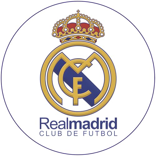 ICOLUX - Pegatina Real Madrid Compatible Decoración y Colección - R. Madrid Fútbol Deporte...