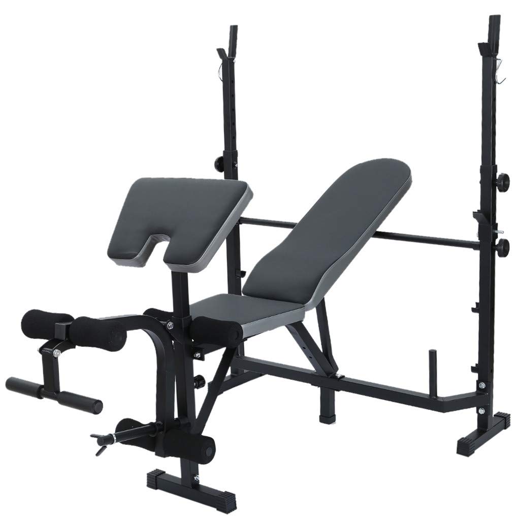 Olympic Weight Benches, Adjustable Weight Benche Set Multifunctional Weight-Lifting Bed Weight-Lifti