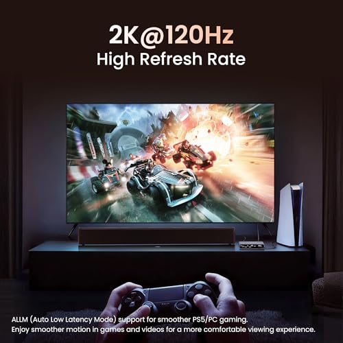 Image of avedio links 4K@60Hz HDMI ARC Audio Extractor with Optical | Optical SPDIF, RCA & 3.5mm AUX audio out. Supports LPCM 5.1 /DTS. Compatible with PS5, TV Box, Soundbar & Speaker