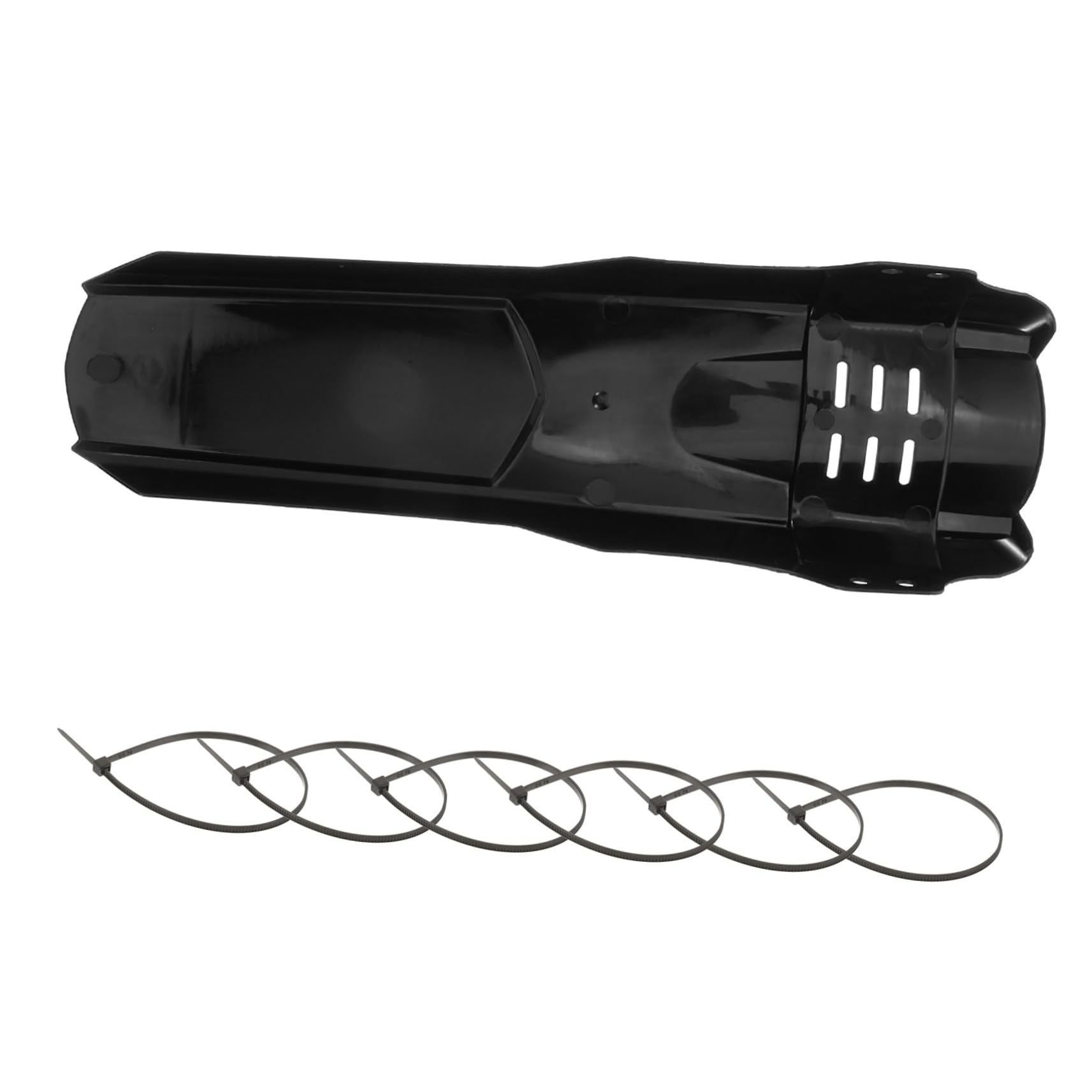 Gatuida Guardabarros Resistente para Bicicleta Resistente Al Desgaste Protector para Ruedas De Bicicleta Práctico De Fibra De Carbono Color Negro