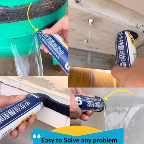 Image of Clefairy Silicone Sealant Waterproof,750g Waterproof Silicone Adhesive | Home Adhesive for Bath Sink Toilet Drain Wood Door Window Garden Roof Wall Counter Kitchen Tile Exterior