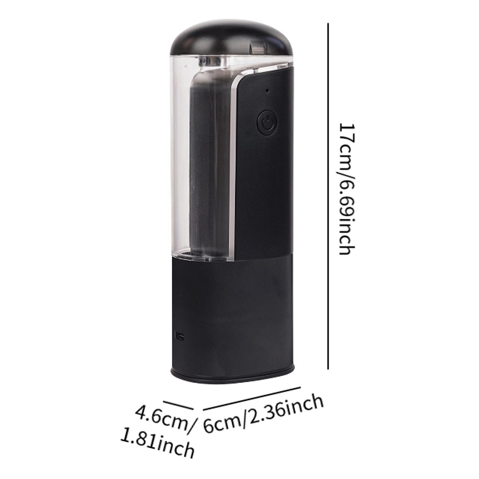 Generic Electric Pepper Grinders Spice Mills Versatile Wear Resistance Pepper and Salt Grinder Salt Peppers Mills for Home Bar Picnic, 2 pieces