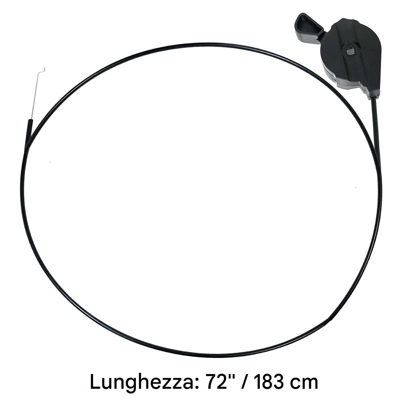 Spares2go Cavo Acceleratore Universale E Leva di Controllo per Tosaerba da 72" 183 cm