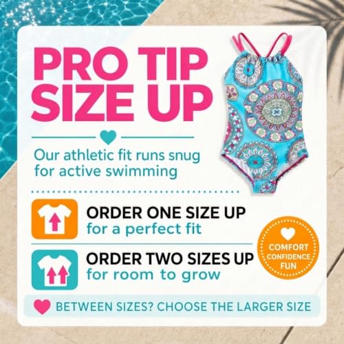 Image of Kanu Surf Girls Jasmine Beach Sport Halter One Piece Swimsuit