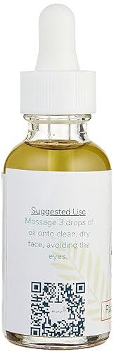 Miniatura 3 de Blue Glass Jar Farmacy, Aceite facial radiante, humectante, infundido con cúrcuma y rosales, 1 oz