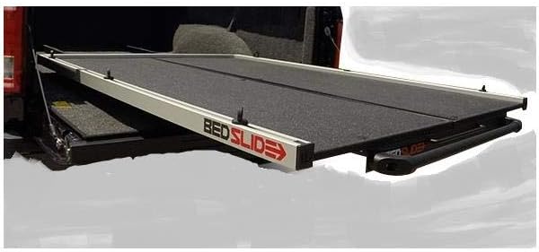 BEDSLIDE S (63" X 47") | 1-6347-S | Durable Sliding Truck Bed Cargo Organizer | Made in The USA, 1,000 lb Capacity (Silver)