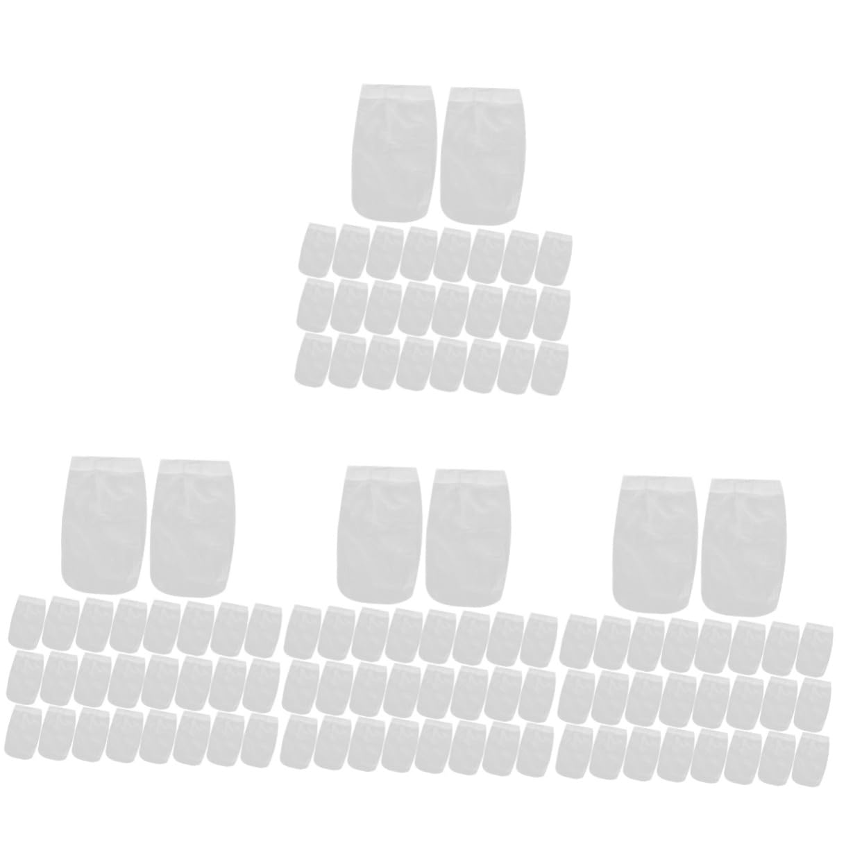 HANABASS 120piezas Calcetines De Filtración para Filtros De para Skimmer De Limpieza De Agua Protección contra Residuos y Suciedad