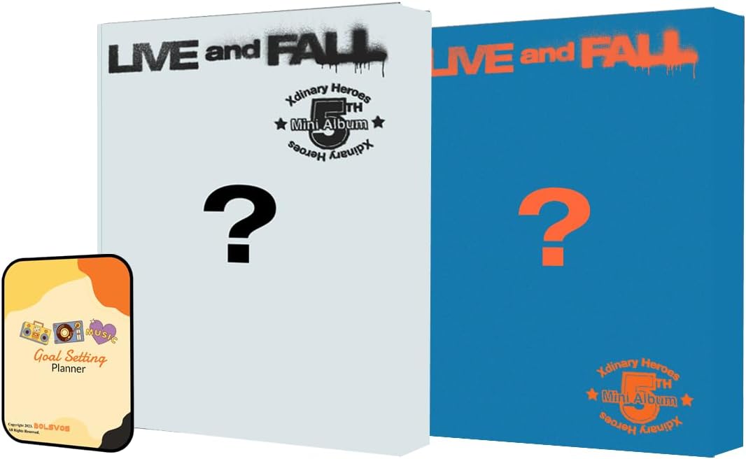 Xdinary Heroes Album - LIVE and FALL LIVE + FALL (2 Standard ver.) Full Set+Pre Order Benefits+BolsVos Exclusive K-POP Giveaways Package