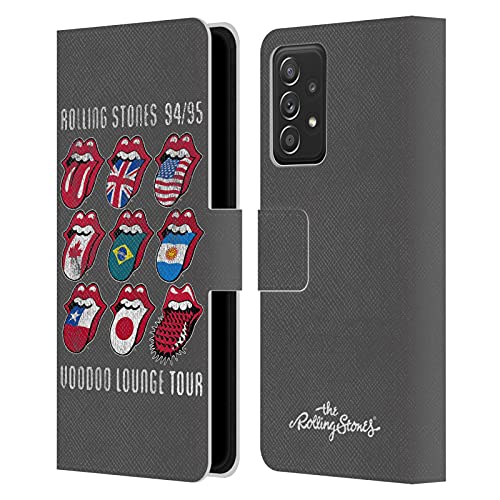 Funda Libro Samsung Galaxy A53 5G para Evitar Arañazos con Diseño de The Rolling Stones