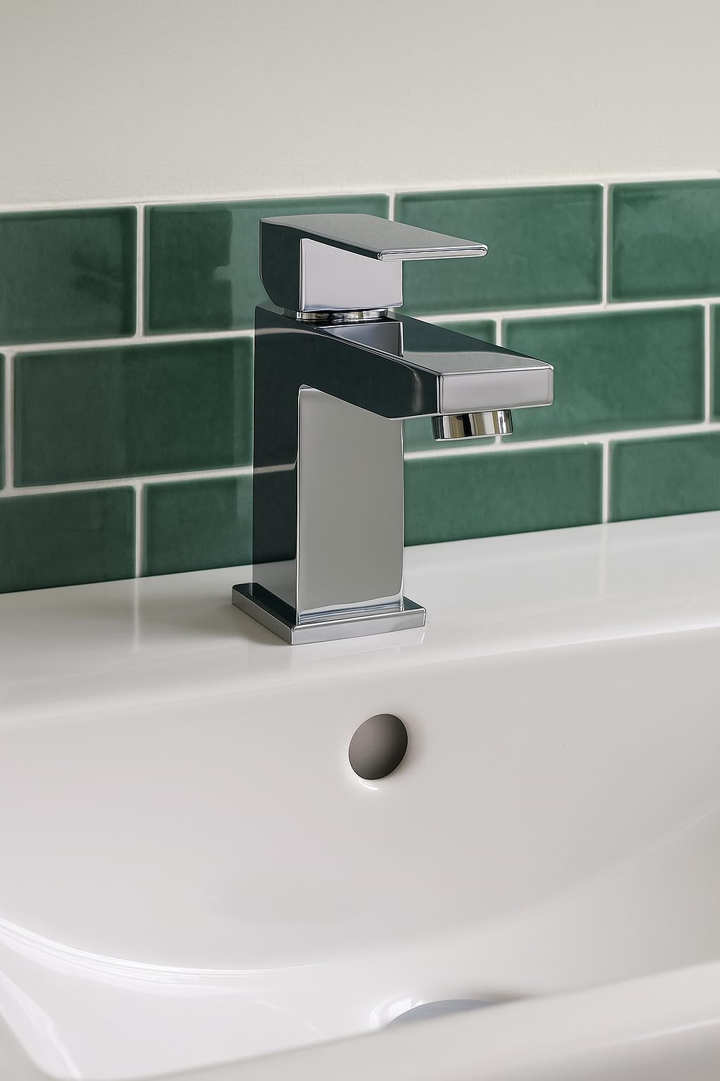 Robinet Mitigeur Mural Moderne Chromé Pour Salle De Bain à Levier Unique - Design élégant En Laiton Pour Salle De Bain élégante - Amélioration Contemporaine De La Maison