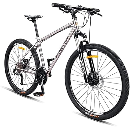 BaiHogi Profi-Rennrad, Kinderfahrrad 27-Gang Mountainbike Cross-Country Variable Speed ​​Männer und Frauen Doppel stoßdämpfender Fahrrad Leichte Titanlegierung Fahrrad (Color : -, Size : -)
