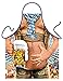 Geile-Fun-T-Shirts Bayern Grillschürze Oktoberfest Bierbauch Wiesn Schürze Küchenschürze geil bedruckt Geschenk Set mit Urkunde