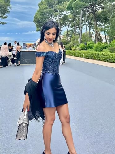 Lace Appliques Corset Homecoming Dresses for Teens 2025 Off Shoulder Short Pleated Tight Mini Prom Cocktail Gowns4