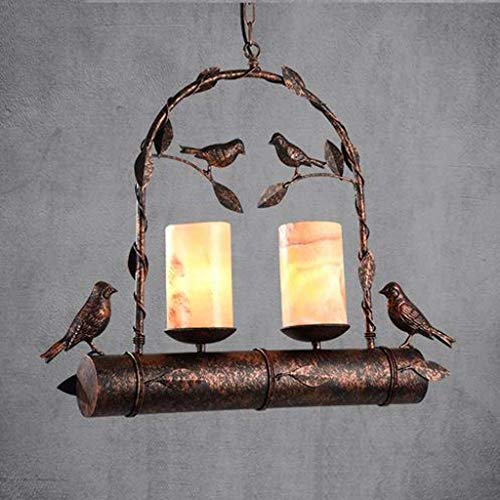 Lampe suspendue rétro pour restaurant et bar au design de village