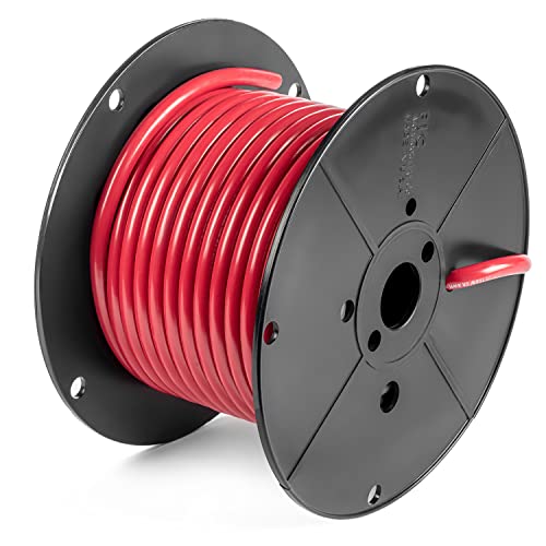 Spartan Power Battery Cable, 100% Pure Copper Wire, Automotive, Inverter,