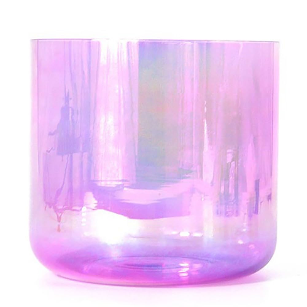 SBCGFY Alchemist Crystal Singing Bowl, Clear Quartz Singing Bowl, Meditation Props, Relieve Fatigue Anxiety, Suitable For Beginners And Professionals,