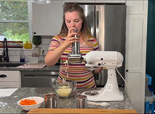 Favorkit 2201 Stainless Steel Slicer Shredder Attachment For Kitchenaid Mixers thumb #5