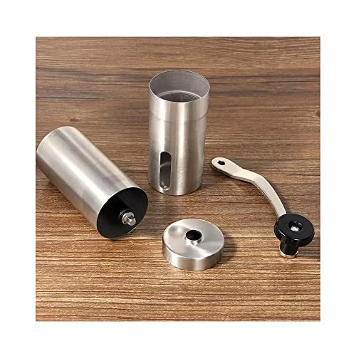 Moedor de Inox Café Manual com Manivela 100g de Grãos 18x4cm