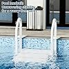 UPHYB Pool Ladder, 3-Step Pool Stairs with Double Handrails and Non-Slip Steps for 36-50” Above Ground and In-Ground Pools, White